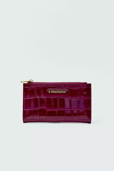Основен портфейл с дизайн на крокодилска кожа