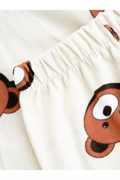 طقم أطفال ورضع مطبوع مختلط من عمر 1-4 سنوات