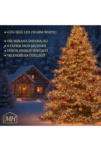 Decorativo con Animazione  LED  Metri Luce Giorno LED Collegabile - Decorazioni di Natale