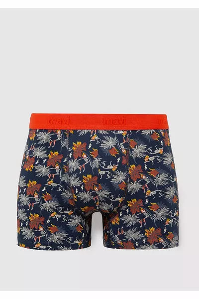 بوكسر مطبوع ثلاثي 