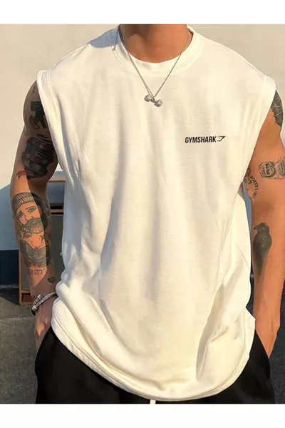 Gym Shark Mouwloze Oversized T-shirt