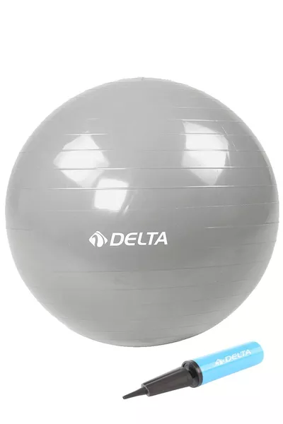  Cm Deluxe Silver Pilates Ball and Pump Set Suitable for Heights Between  Cm -  Cm