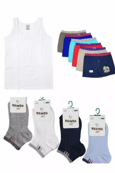 Boys 6-Pack Tank Top, Boxer, and Sock Set  Pieces