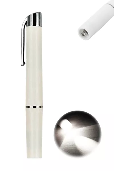 Doktor Muayene Işık Kalemi Göz Feneri Cep Tipi Muayene Işığı Işıklı Yaka Kalemi Penlight