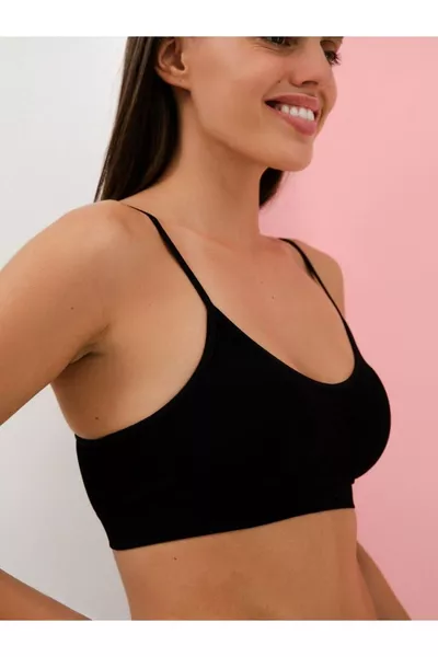 Спортен сутиен с презрамки Pisun, предотвратяващ провисването, корсет за изправяне, черен цвят