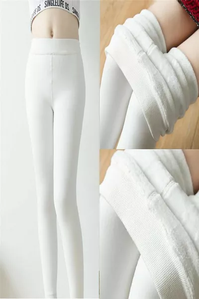 Children's Thick Winter Towel Leggings