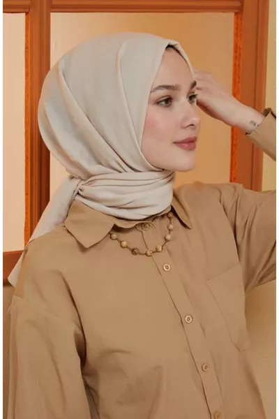 Ellen Sciarpa in Cashmere Beige Sabbia