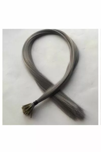 Тъмен сив комплект за коса с изкуствени мъниста за заваряване,  броя