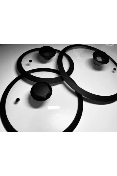 Pentola in silicone con coperchio in vetro  cm