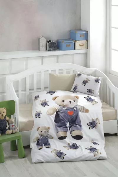 Set di biancheria da letto per neonati in cotone 3D stampato digitale