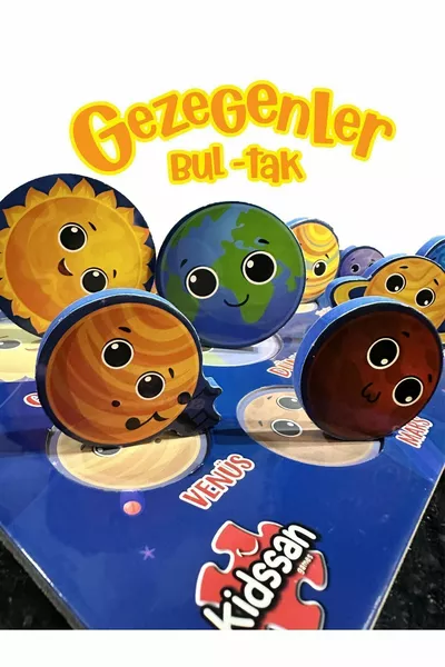 Pädagogisches Planetenspielzeug Puzzle-Spielzeug zum Lernen des Sonnensystems