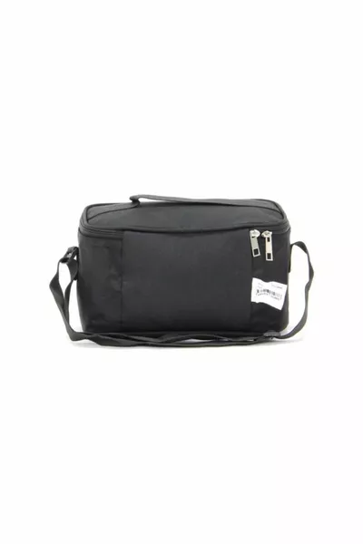 Unisex Black Lunch Bag with Thermos