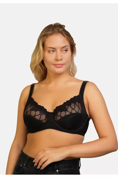 Черен сутиен  Fiona с оформящ ефект