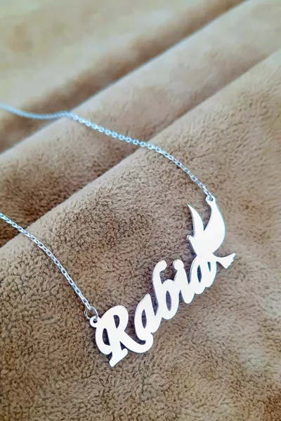 Висулка с гълъб с посребрено покритие и позлатено покритие