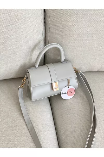 MILA MAGNETIC DETAILED WOMEN'S SHOULDER BAG