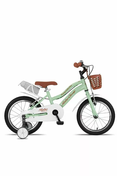 دراجة أطفال ريترو كلاسيك، دراجة للأطفال من عمر 4-6 سنوات، أخضر نعناعي