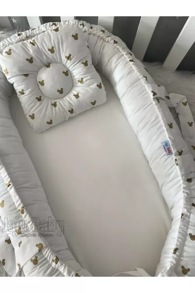 Babynest Gold Design Lusso Jaju-babynest Lettino Laterale per Bebè