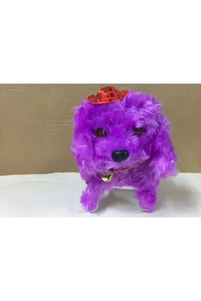 Cane Giocattolo Peluche Camminante Che Abbaia Con Occhi Luminosi e Suoni, Assortito