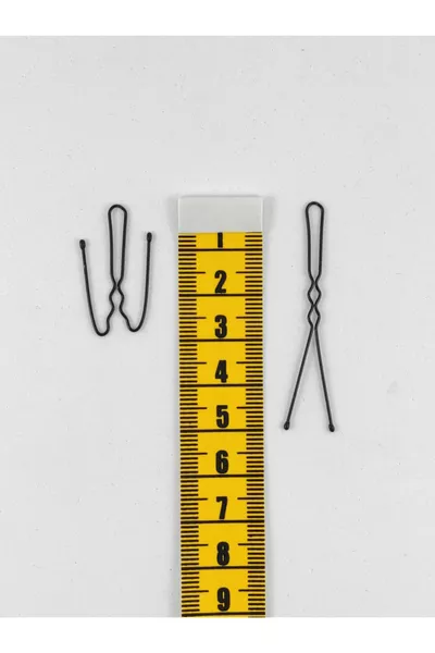 0, Hair Bun Clip / Black Color / 5 Cm Each