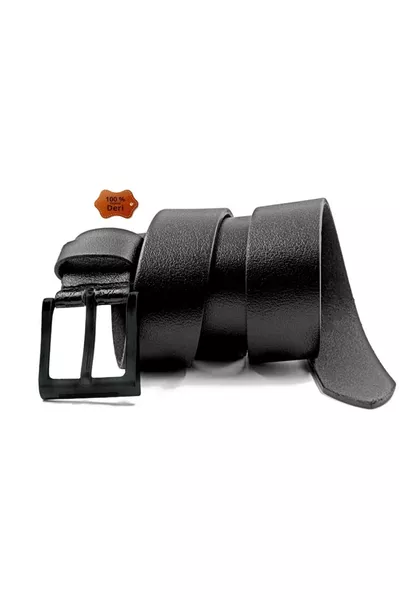 Genuine Buffalo Leather Jeans Black Belt Comes with 4-Year Warranty