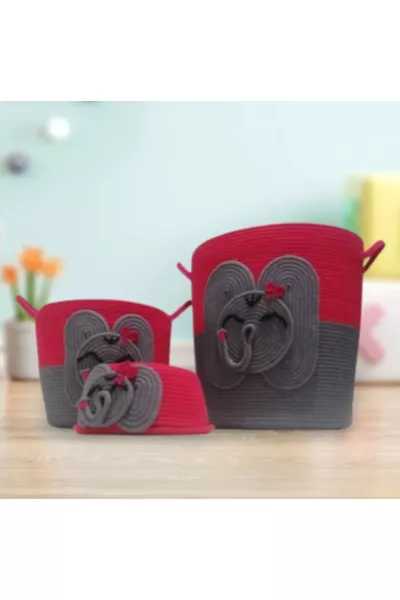 Children's room organizer with an elephant design