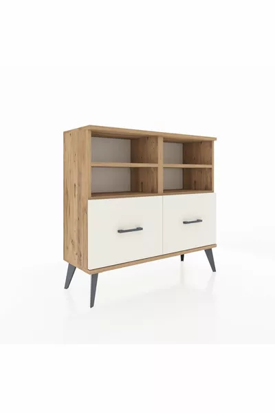 Arges Şifonyer 4 Raflı 2 Çekmeceli  Çam-Çam/Aytaşı