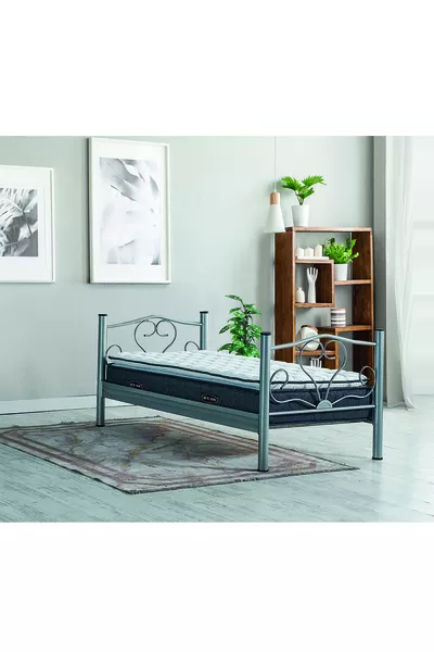 Metal Bunk Bed, Double Decker Detachable, compatible with cm mattress, wrought iron bed frame (mattress not included)