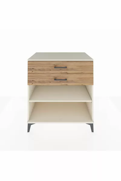 Kronos Şifonyer Tek Raflı 2 Çekmeceli  Aytaşı-Çam