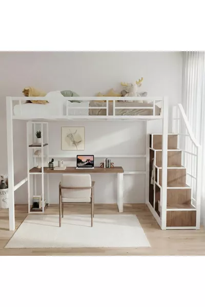 Le lit superposé offre le confort de l'utilisation de produits de luxe