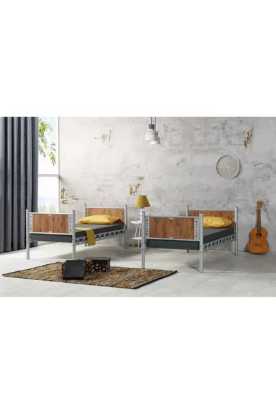 Elegante Stapelbed Walnoot