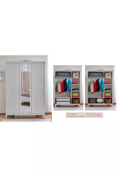 Marje Jongenskamer (3-deurs kast + * Bed + Bureaublad)