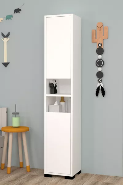 Tokyo No.3 Shelf 2-Door Youth Room Wardrobe