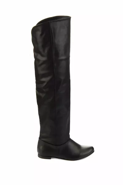 حذاء نسائي أسود طويل 