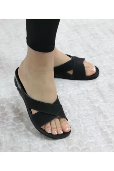 شبشب نسائي أسود فينيس/9 تقويمي