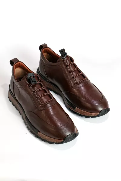 حذاء رجالي كاجوال من الجلد الطبيعي