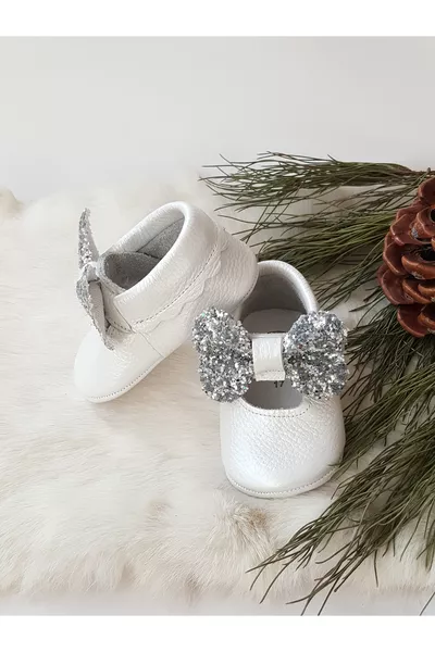 Alice Echtes Leder Perlenbesetzte Mokassins