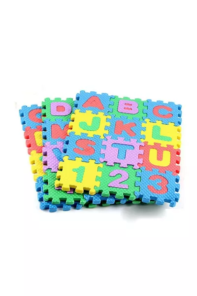 أحجيات إيڤا للجلسات، إسفنج أحجيات بحروف وأرقام، لعبة تعليمية