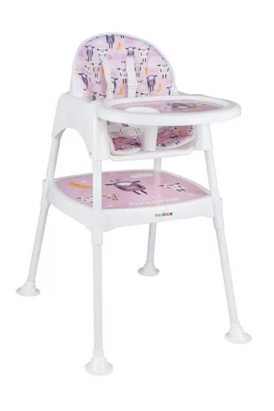 & كرسي الطعام مع وسادة للأطفال من ماركة ماماكوزو 3 في 1