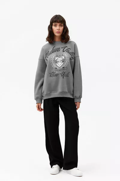 بنطلون بالازو واسع الأرجل عالي الخصر