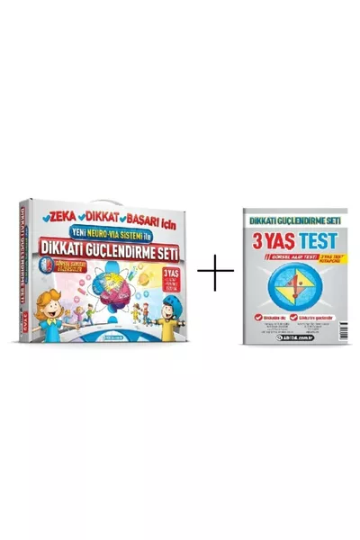 Комплект за усилване на вниманието Osman Abalı Neuro Via 3+ Visual Attention Test