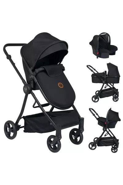 Force Zwei-Wege 6-in-1 Neugeborenen-Reisesystem Kinderwagen