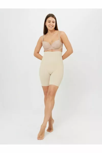 كورسيه ضيق للغاية بلون البشرة بطراز بورفي، مقطوع بالليزر، مزروع في 5 مناطق، رقم 