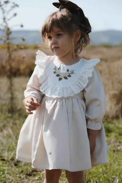 Meisjesbabykleding Meisjes Kinderkleding Verjaardagsfeest Bruiloft Jurk Met Voering Satin Kinderkleding babykleding