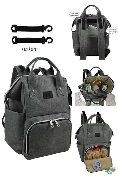 Borsa per neonati Paris Anne Grigia