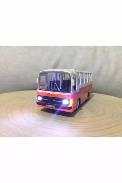 1/ Échelle Bus Populaire Nostalgique avec Sons et Lumières (orange)
