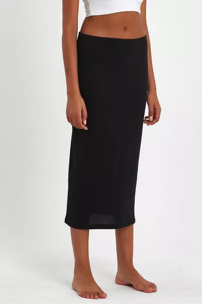 Long Elastic Waist Skirt Lining Petticoat Slip Jumpsuit