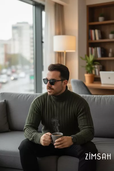 Maglione da uomo in maglia