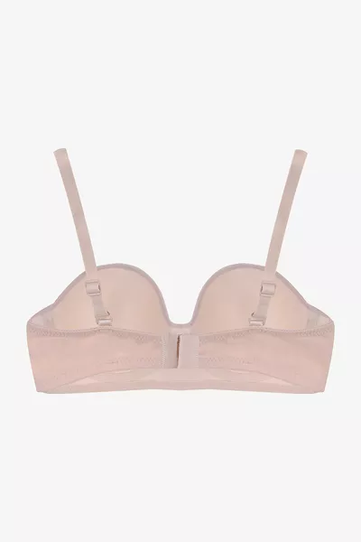 Дамски микрофибърен сутиен без подплънки с тънки презрамки