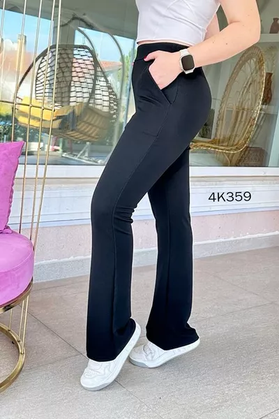 Beli Lastikli Full Likralı Pantolon 