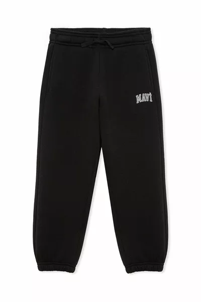 Black Sweatpants with Logo 
